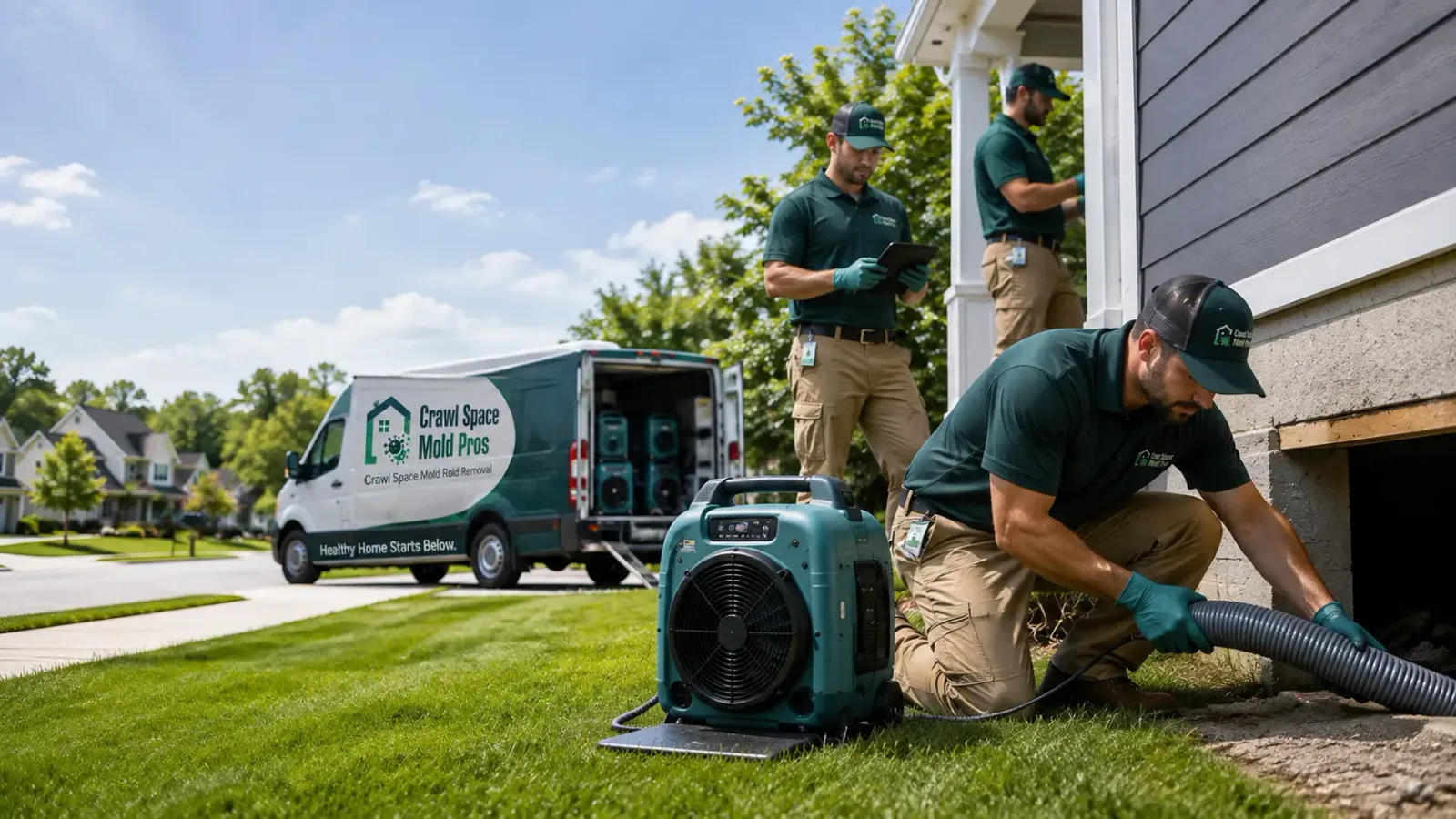 Crawl Space Mold Removal in Marienthal, KS